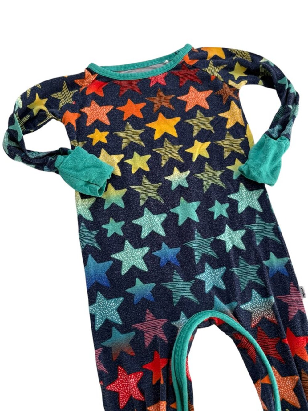 Little Sleepies Shades of Stars Crescent One Piece Sleeper 6-12 Months Bamboo